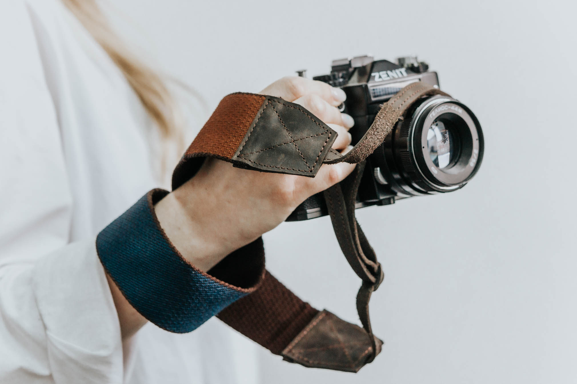 Ремінь для фотокамери, коричневий 