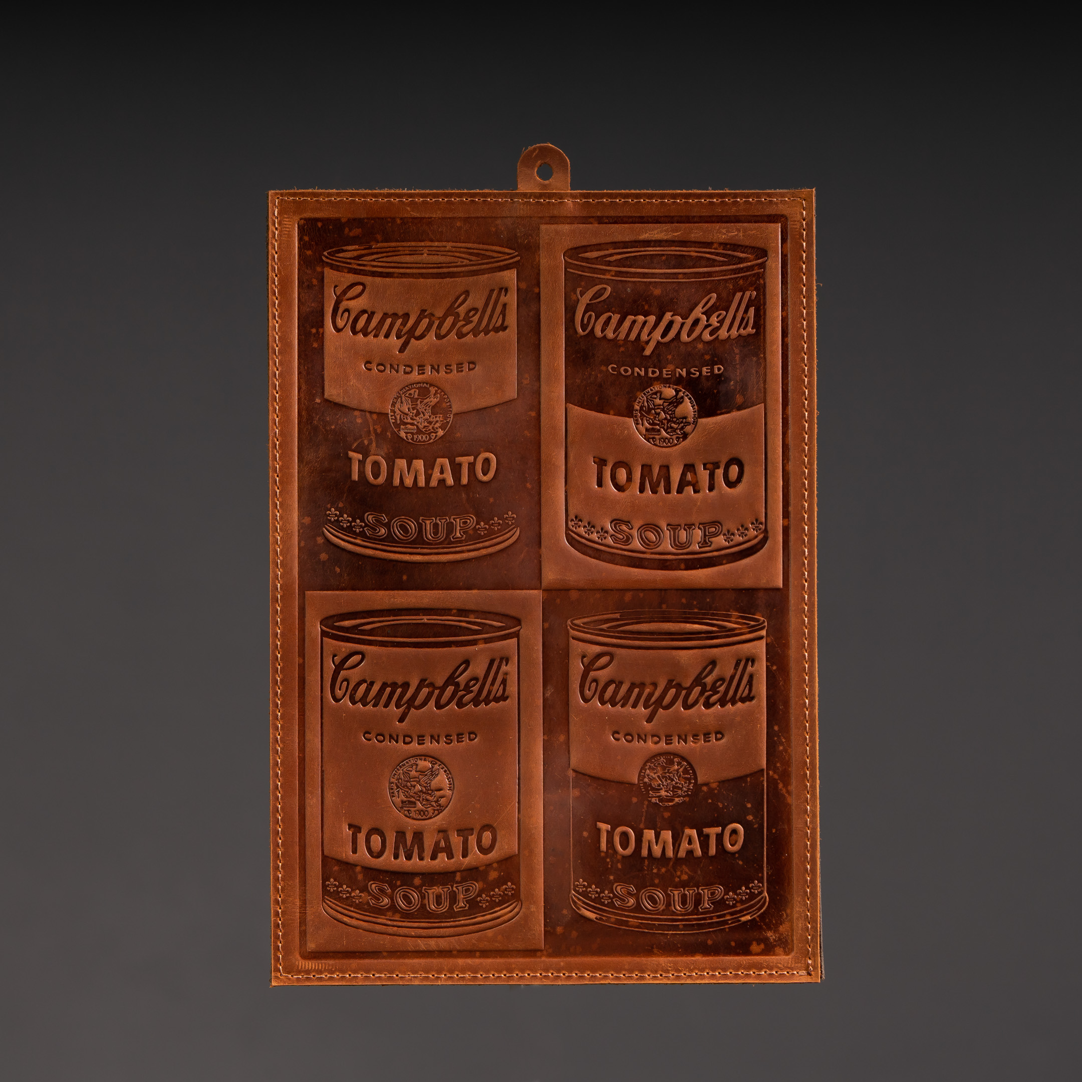 Картина ''Campbell's Soup Cans', коричнева