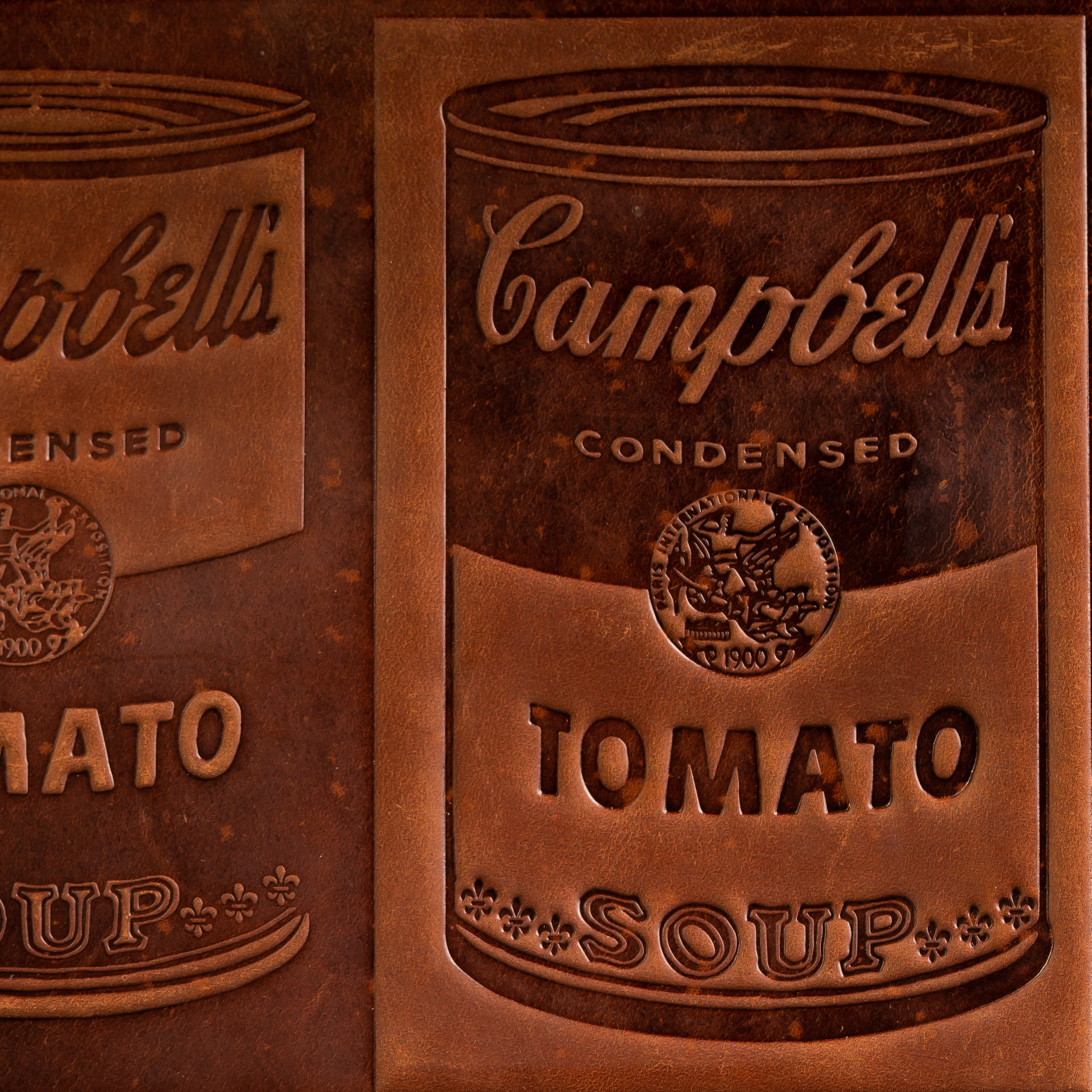 Картина ''Campbell's Soup Cans', коричнева
